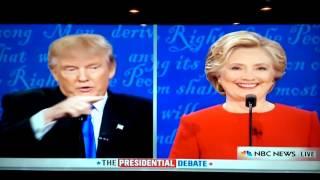 Trump's Big Sniff - 2016 Debate