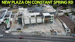 MEGA SUPERMARKET and  NEW SHOPPING CENTER ON CONSTANT SPRING ROAD | DRONE VIDEO | KINGSTON | JAMAICA