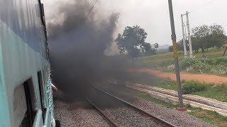 Journey behind CHUGGING & SMOKING ALCO - Indian Railways WDM 3A