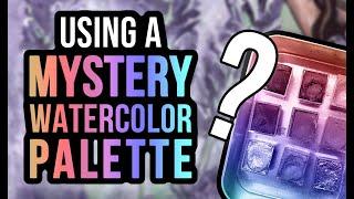 What Colors Will I Get!? MYSTERY PALETTE OF HOMEMADE WATERCOLORS!