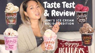 Taste Test and Review of Jeni's Ice Cream Holiday Flavors 2020