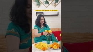 Easy Living Room Makeover for the Festival| Festival Home Decor Ideas #sunitascreativeworld #diwali