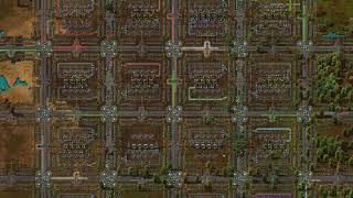 Factorio Train Embargo: A Logistic Belt Network in Vanilla