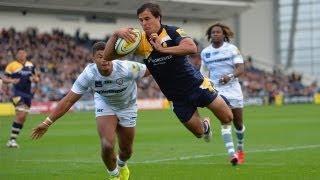 Worcester Warriors vs London Irish - Aviva Premiership Rugby 2013/14