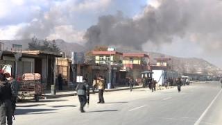 Raw: Gunbattles Follow Taliban Blasts in Kabul