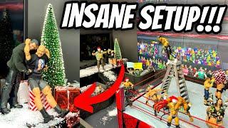 MASSIVE Setup of WWE ACTION FIGURES **CHRISTMAS EDITION**