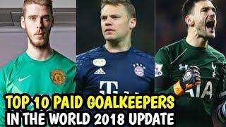 Top 10 Highest Paid Goalkeepers In The World 2018 | Update 21 May 2018