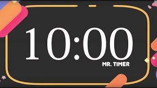 10 Minute Countdown Timer Alarm Clock! Timer for Kids 10 Minutes!