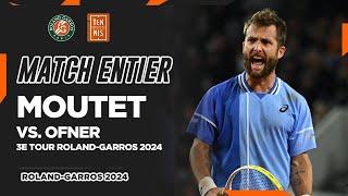 Corentin Moutet vs. Sebastian Ofner - 3e tour | Roland-Garros 2024