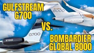 Gulfstream G700 vs. Bombardier Global 8000: Your Private Jet Guide