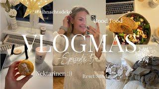 VLOGMAS TAG 5 I Reset Sunday, Weihnachtsdeko, typischer Sonntag | KathaMariie