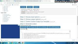 Converting CSV To JSON And Importing To Firebase| MS Excel | Google Sheet | Trick 3