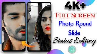 4K+ Full Screen newkTrending Photo Round Slide Status alight Motion Hindi| Status Kaise banaye|