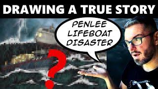 Drawing The Penlee Lifeboat Disaster