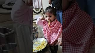 cute baby eating Maggi #Maggi