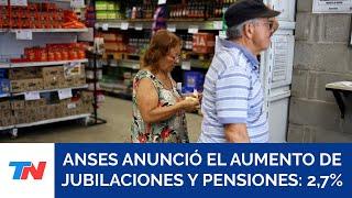 La ANSES oficializó el aumento de 2,7% para las jubilaciones y pensiones: cuánto cobran en febrero