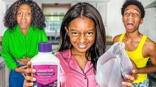 Girl Puts LAXATIVE IN MOMS FOOD She INSTANTLY REGRETS IT| Kota Cake