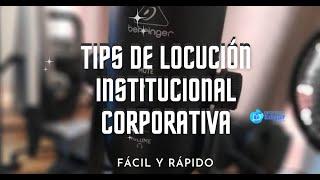 Aprende a grabar un spot con tonalidad institucional corporativa.