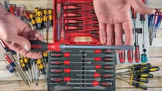 Wiha vs Wera vs Vessel vs Milwaukee vs Craftsmen vs Harbor Freight vs Stanley Screwdriver Comparison