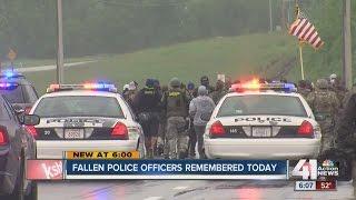 Fallen police officers remembered today