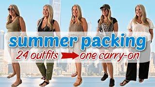 HOT Weather Travel Capsule Wardrobe | Pack Light & Stay Stylish over 40!