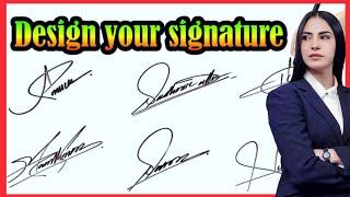 Billionaire signature styles | Design your own signature | Signature