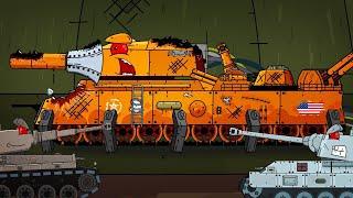 КВ-44 спасает РАТТЕ - Мультики про танки