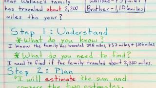 Grade 3 Problem Solving Strategy: Reasonable Answers