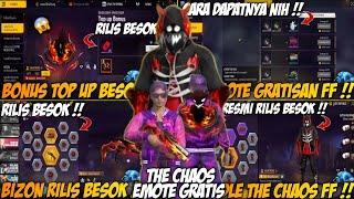 BOCORAN SERVER INDONESIA FF !! EVENT TERBARU, BONUS TOP UP, BUNDLE THE CHAOS, EMOTE GRATIS, BIZON FF