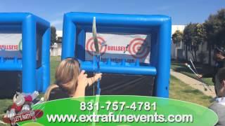 Kids Archery Game Rental Hunger For The Games Party Ideas