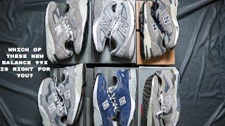 Comparison review between 6 New Balance 99X Sneakers - Which one is right for you?