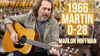 Marlon Hoffman playing a 1966 Martin D-28 at Norman's Rare Guitars