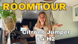 ROOMTOUR | nach 3 Monaten Ausbau | Dusche, MINI KINO & Weinkeller  | DIY Campervan Room Tour deutsch