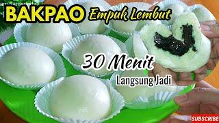 Resep BAKPAO EMPUK & LEMBUT +TRIK BIAR MULUS TIDAK MENGKERUT