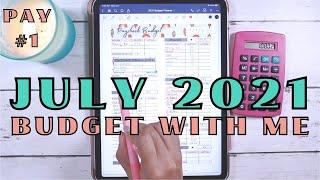 PAYCHECK BUDGET # 1 | July 2021 Budget Breakdown | Naturally Lizzie