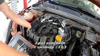 Веста 1.8 - 60 тыс.км. Прохожу ТО-4. Стук подвески. Замер Компрессии.