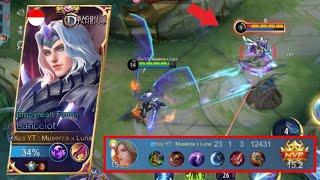 23 KILLS PLUS SAVAGE! LANCELOT INSANE OUTPLAY MOVES! TOP GLOBAL LANCELOT - MLBB