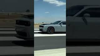 Twin Turbo Hellcat EMBARRASSES Tesla Model S Plaid  #shorts