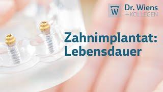 Zahnimplantate: Haltbarkeit & Lebensdauer