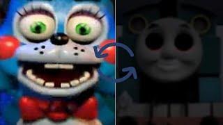 FNAF 2 and FNAT 2 But They Have Swapped Jumpscare Sounds