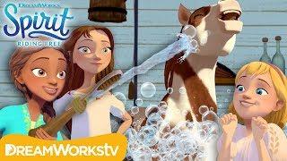 The Grooming Wagon, Pt. 3: A Soapy Success | SPIRIT RIDING FREE (EXCLUSIVE SHORT)