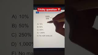 Algebra With Percents | Tricky Math Problem | JusticeTheTutor #maths #math #shorts