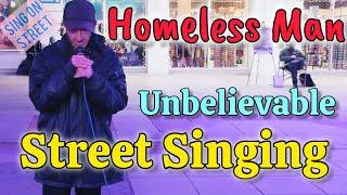Homeless Man's Unbelievable Street SingingBoyz II Men - End Of The Road