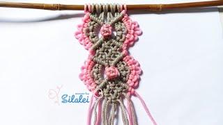 DIY: Macrame Tutorial - Tutorial Tali Kur - EASY MACRAME KNOT AND PATTERN - #basicmacrame #6