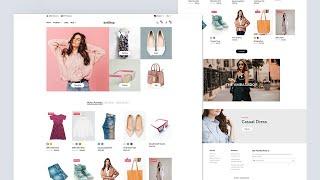 Responsive Ecommerce Website Using HTML, CSS and Javascript for Fashion