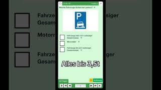 Auf dem Gehweg parken? Theorie! #autofahren #theorieprüfung #lernen