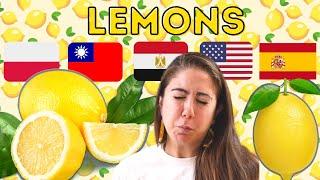  Lemon Dishes From Around the World  (Egypt, USA, Spain, Taiwan, Poland)