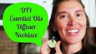 DIY Essential Oils Diffuser Necklace