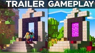 I Made Minecraft Look Exactly Like The Trailer!