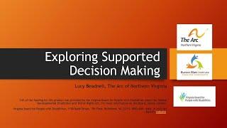 Supported Decision Making for All
